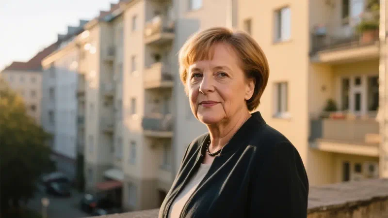 ¿Dónde vive Angela Merkel?