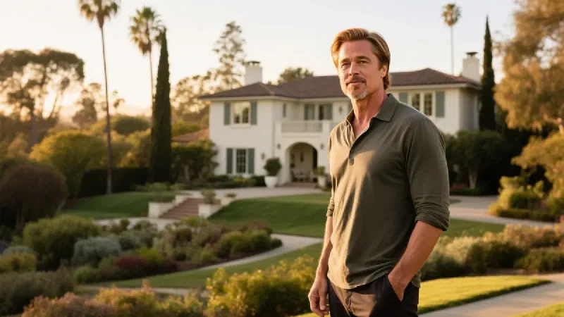 ¿Dónde vive Brad Pitt?
