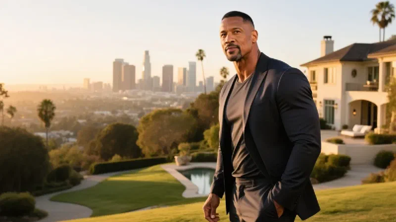 Ilustración de Dwayne Douglas Johnson