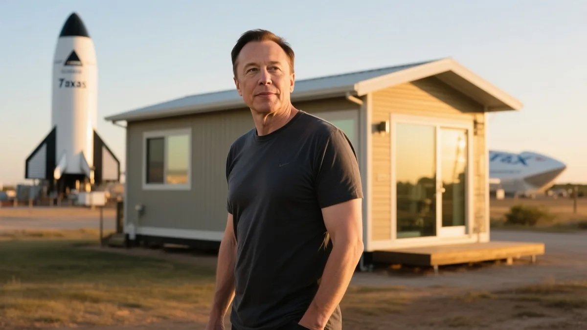 ¿Dónde vive Elon Musk?