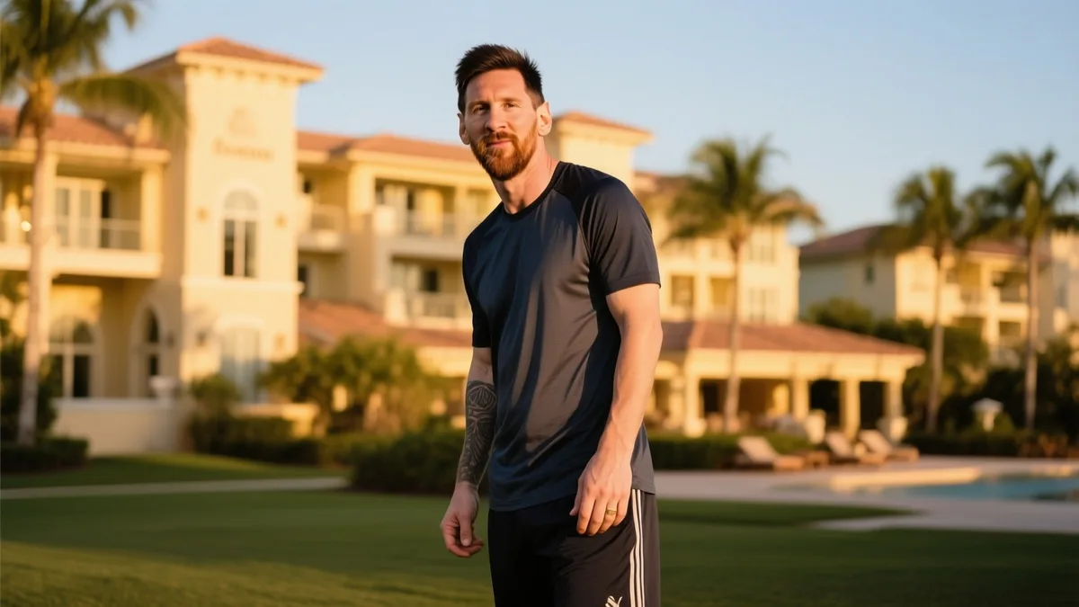 ¿Dónde vive Lionel Messi?