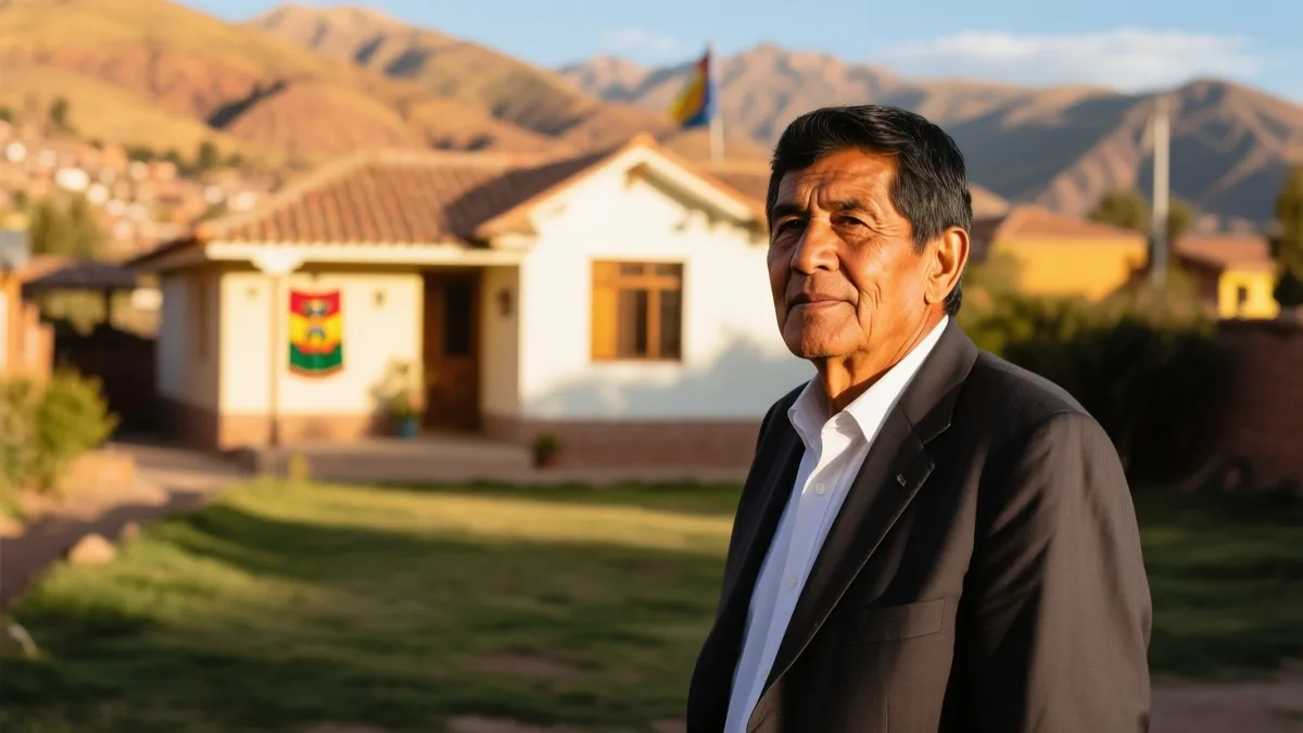 ¿Dónde vive Luis Arce?