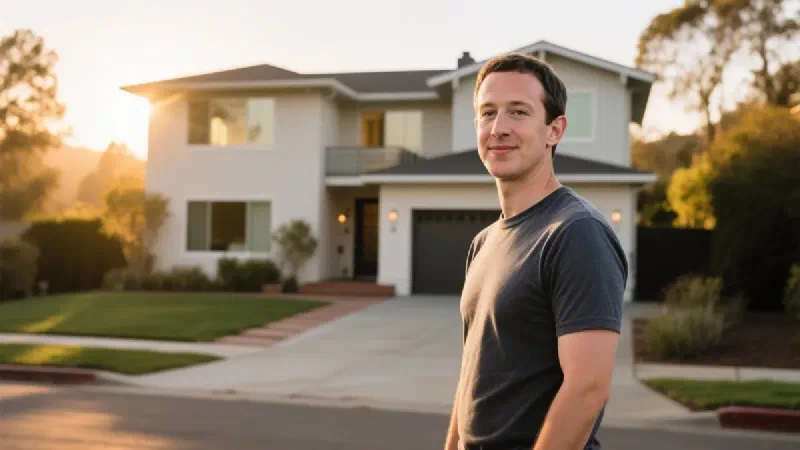¿Dónde vive Mark Zuckerberg?