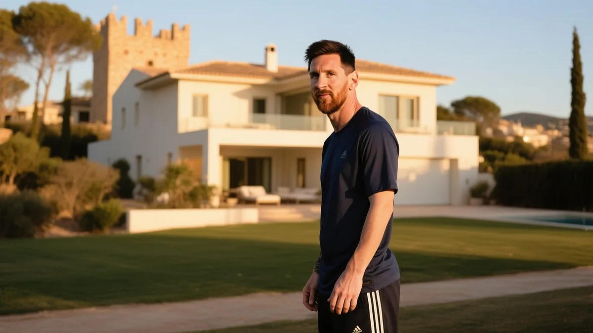 ¿Dónde vive Messi?