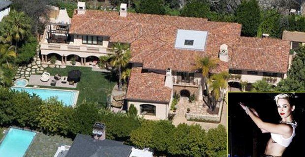 La casa de Miley Cyrus La casa de Miley Cyrus