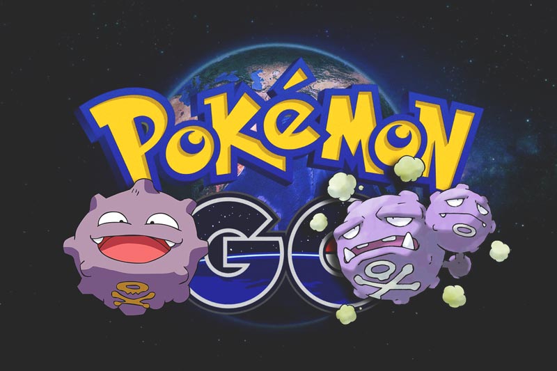 Capturar a koffing y weezing en Pokemon GO