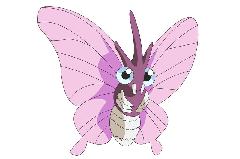 venomoth Mejor Pokémon tipo bicho: VENOMOTH