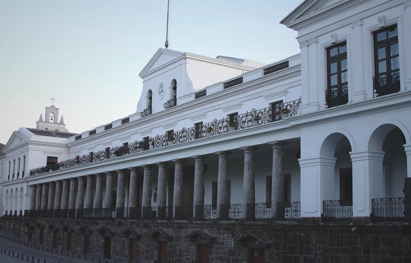 ¿Donde vive el presidente de Ecuador?