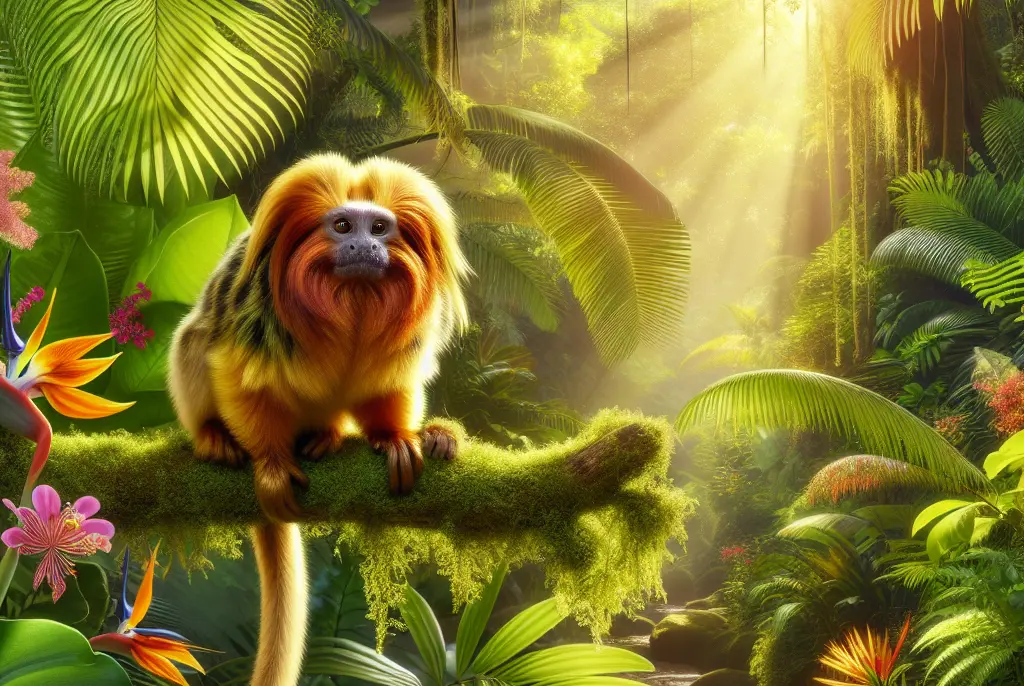 ¿Dónde vive el tamarino león dorado? ¿Dónde vive el tamarino león dorado?