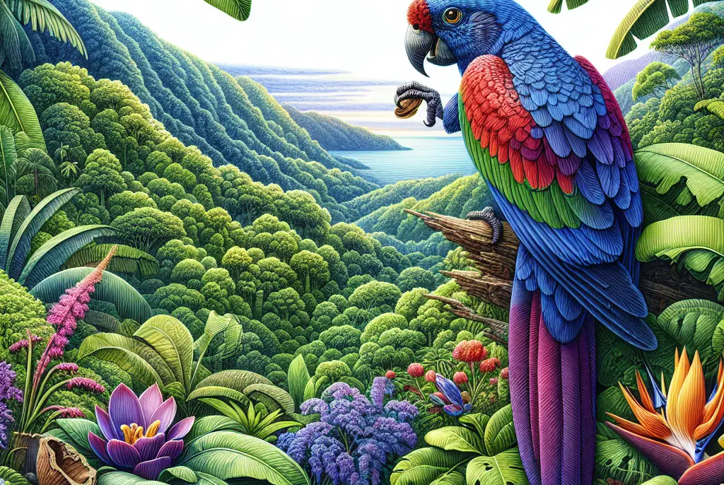 ¿Dónde vive el papagayo de las Molucas? ¿Dónde vive el papagayo de las Molucas?